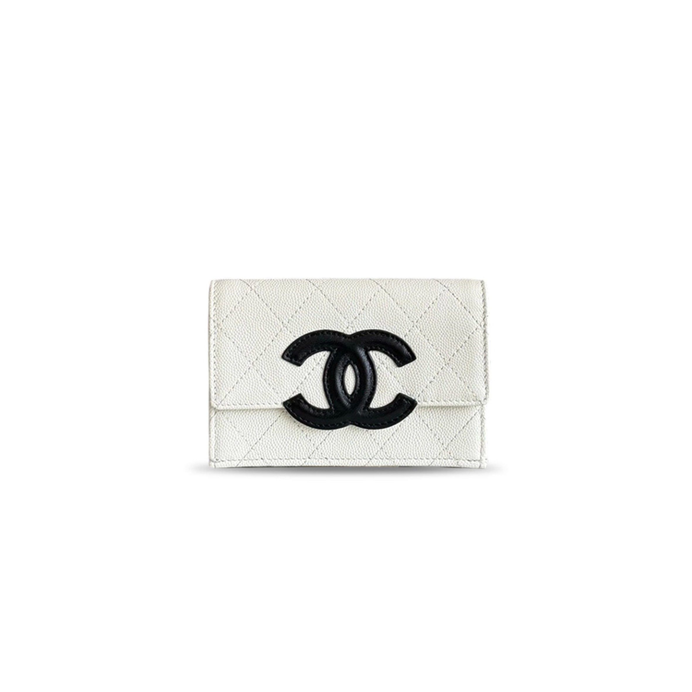CHANEL CAVIAR QUILTED FLAP CARD HOLDER WALLET AP5458 (19*12*4cm)